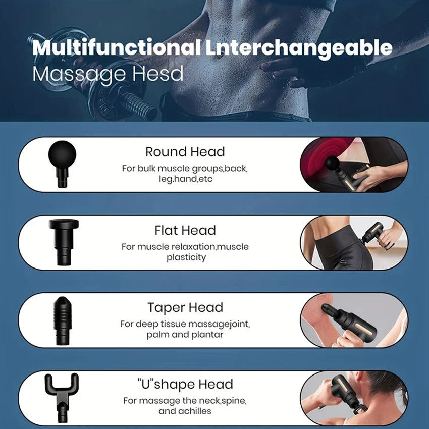 Portable Vibration Muscle Massager Gun for pain relief